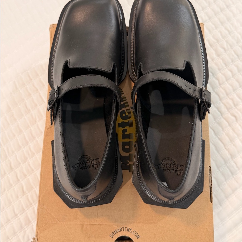 Dr. Martens Black Leather Mary Janes Maybole Size 10 - Picture 4 of 4